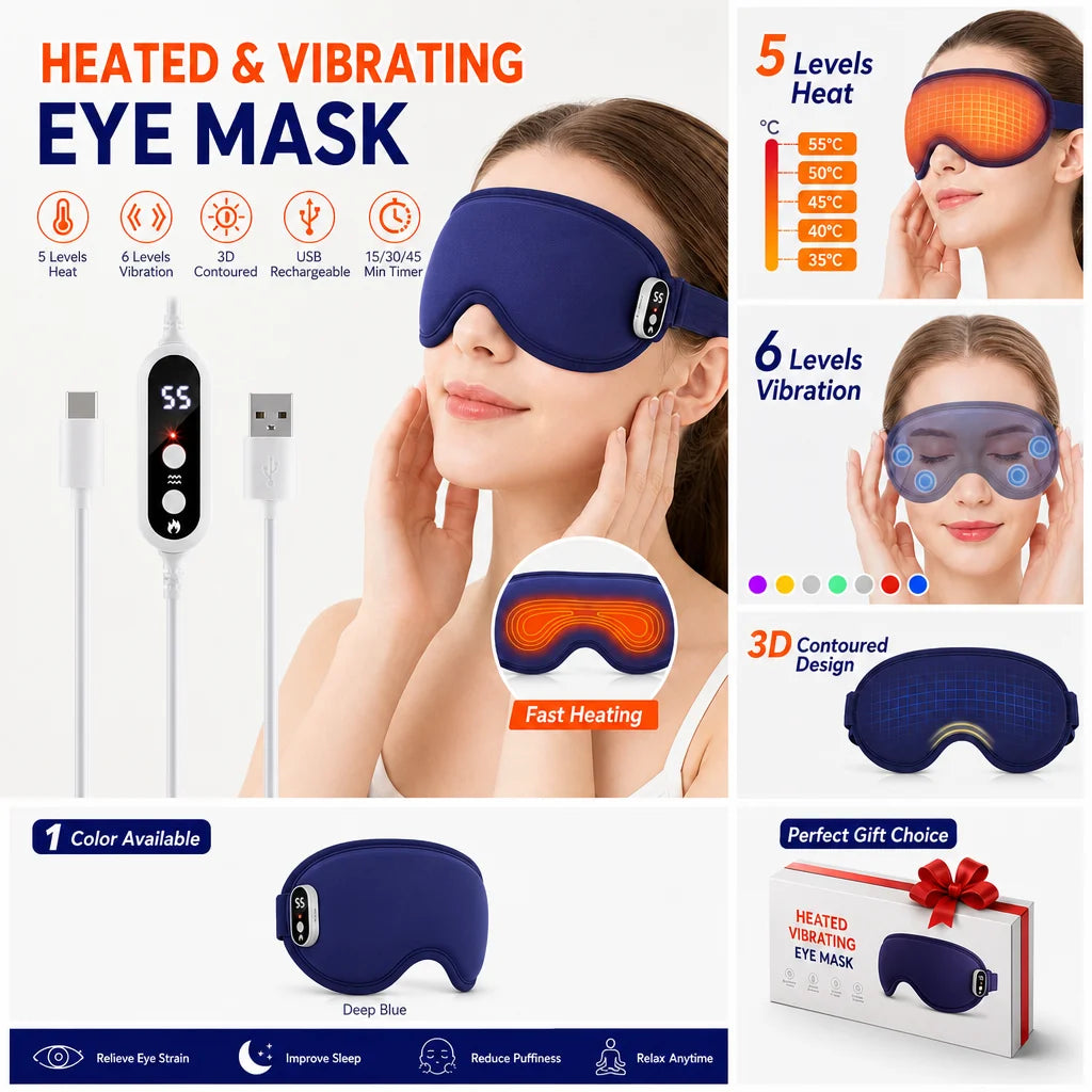 The Warm Rest Mask — Heated Steam Eye Mask