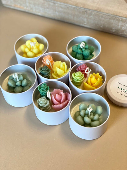 Cactus In A Jar Handmade Candle — Wind-Down Ritual