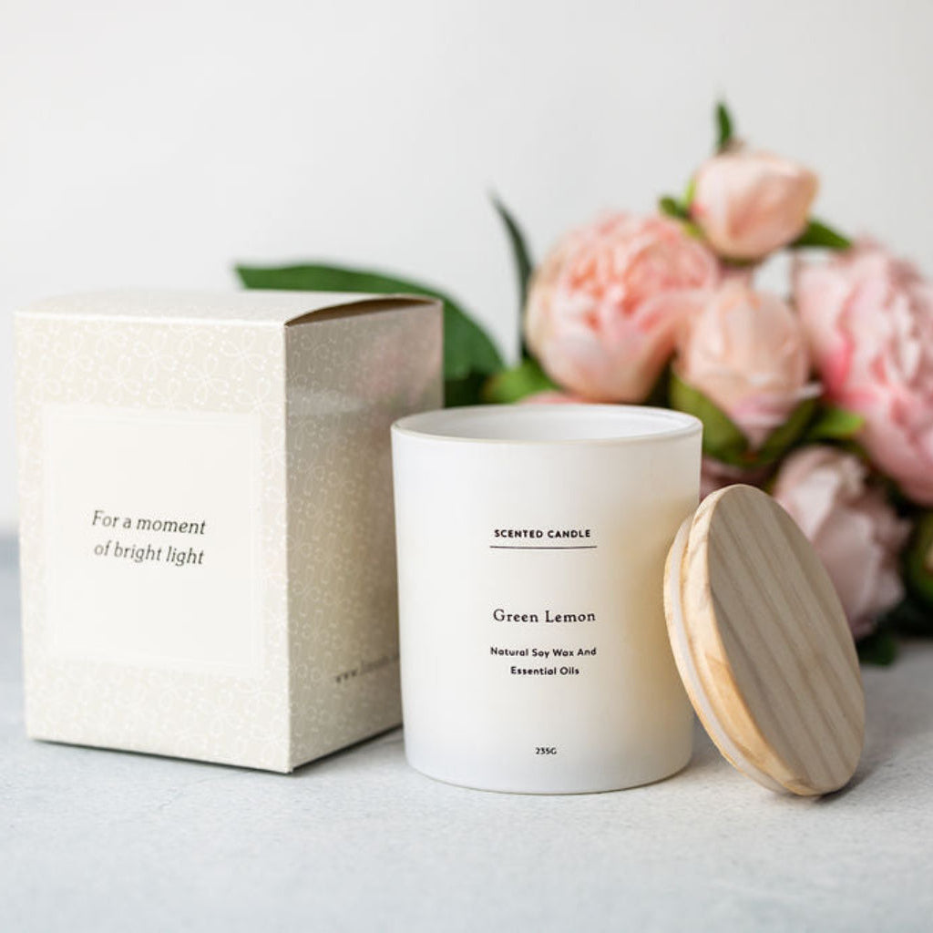 Green Lemon Soy Candle — Wind-Down Ritual