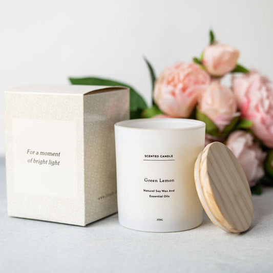 Green Lemon Soy Candle — Wind-Down Ritual