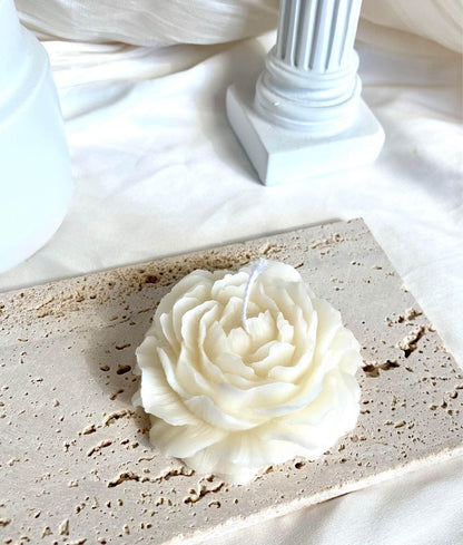 Peony Soy Wax Candle — Wind-Down Ritual