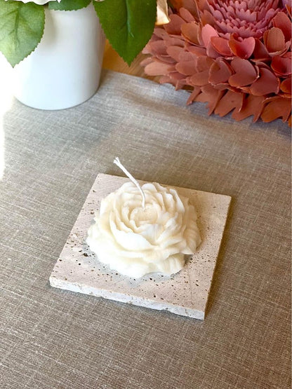 Peony Soy Wax Candle — Wind-Down Ritual