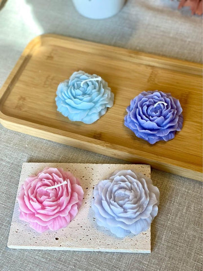 Peony Soy Wax Candle — Wind-Down Ritual