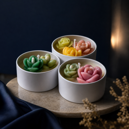 Cactus In A Jar Handmade Candle — Wind-Down Ritual