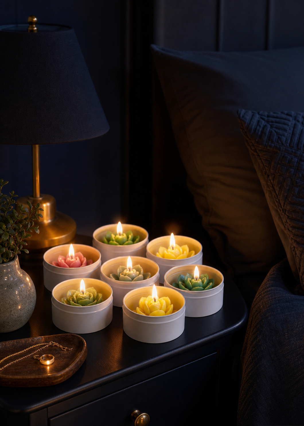 Cactus In A Jar Handmade Candle — Wind-Down Ritual