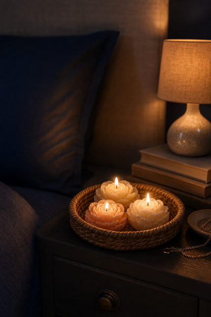 Peony Soy Wax Candle — Wind-Down Ritual