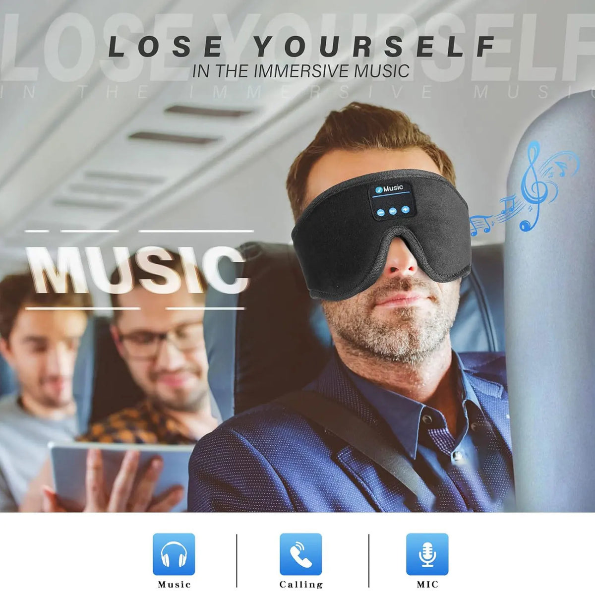 The Sleep Sound Mask — Bluetooth Sleep Headphones Eye Mask