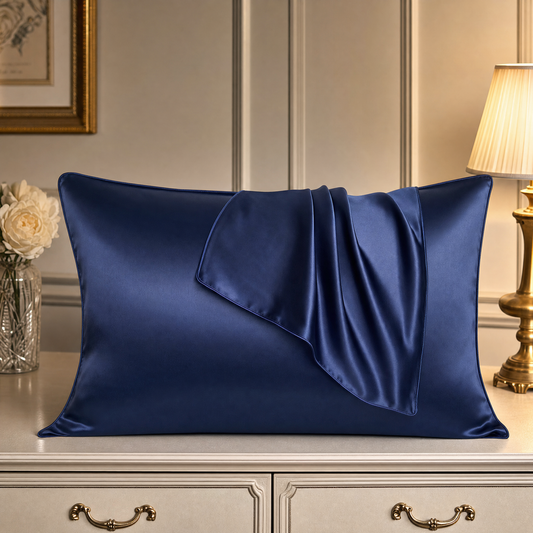 The Drift Pillowcase — 25 Momme Silk, Queen Fit