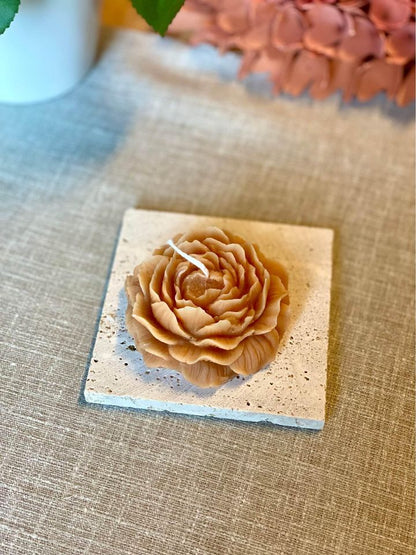Peony Soy Wax Candle — Wind-Down Ritual