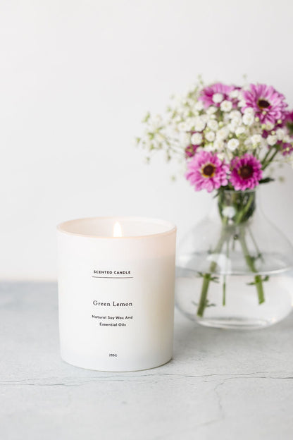 Green Lemon Soy Candle — Wind-Down Ritual