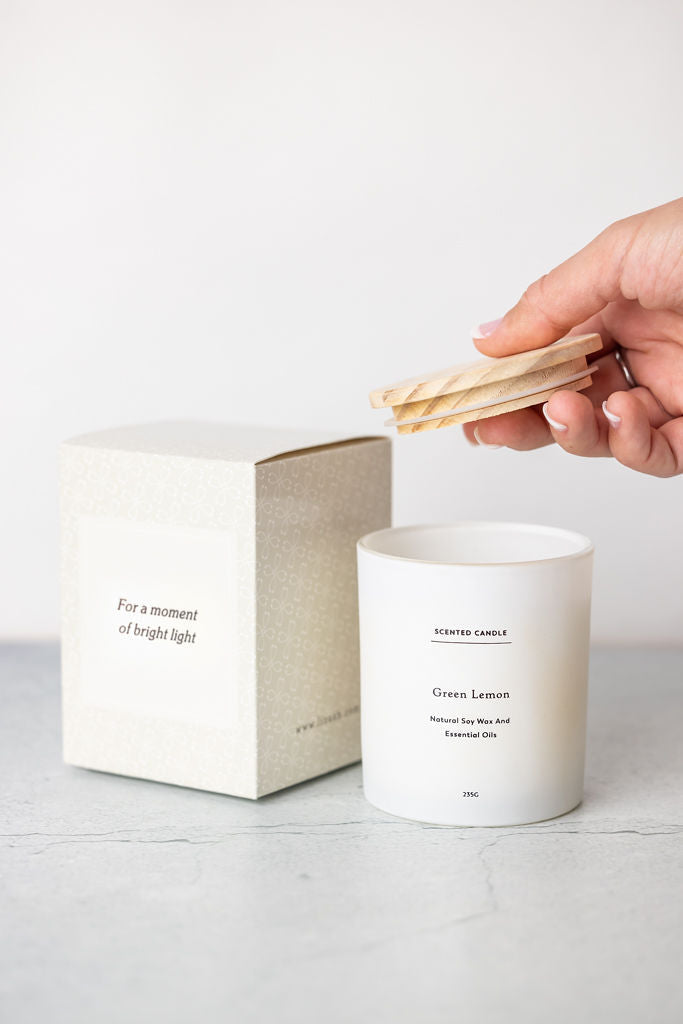 Green Lemon Soy Candle — Wind-Down Ritual