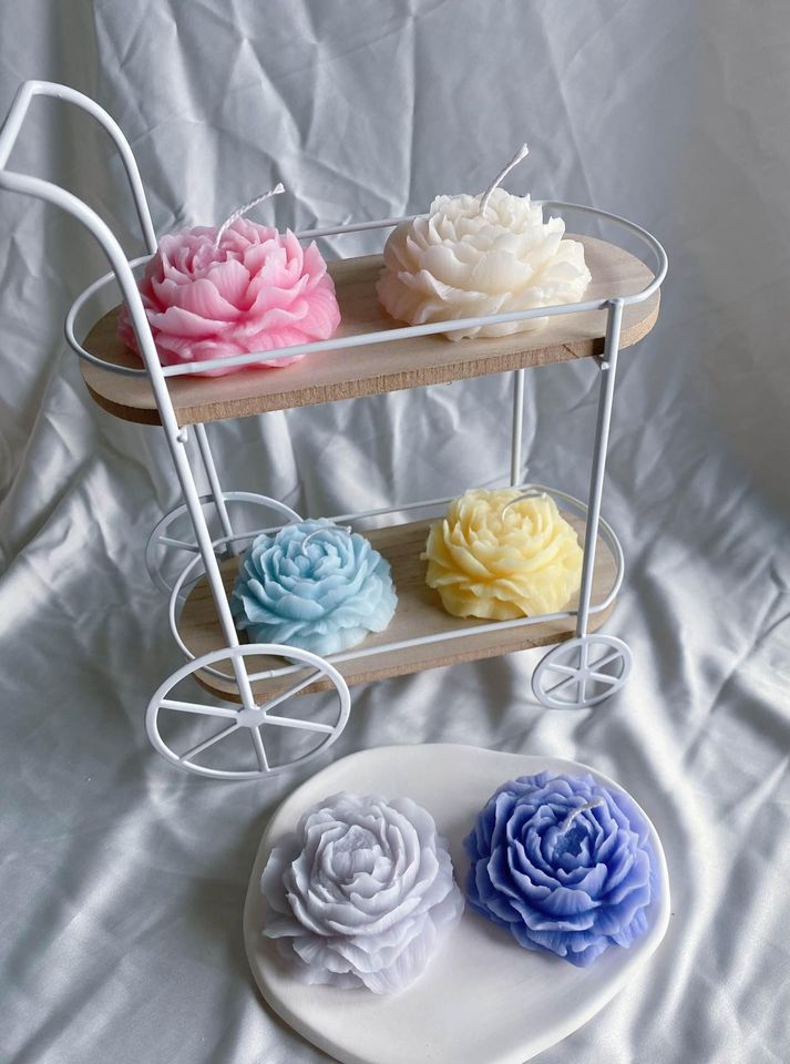 Peony Soy Wax Candle — Wind-Down Ritual